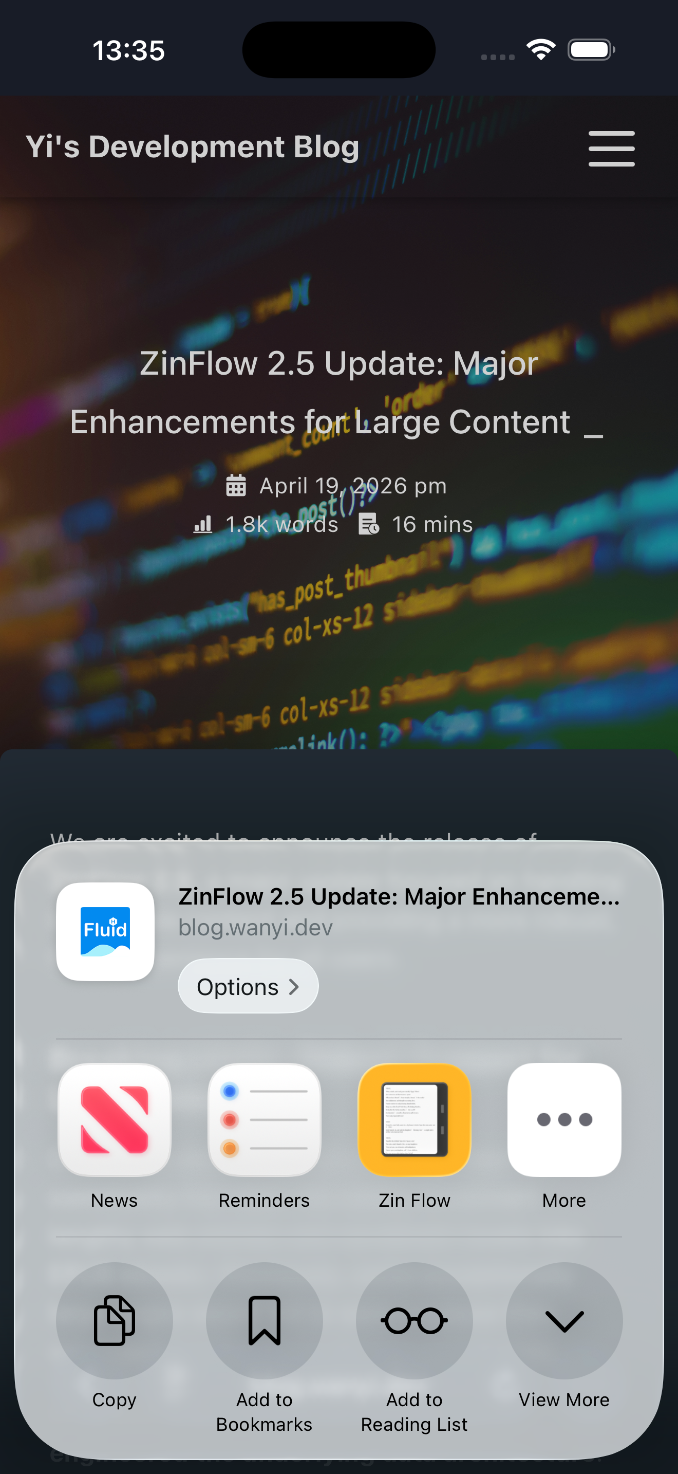 iOS System Share Extension